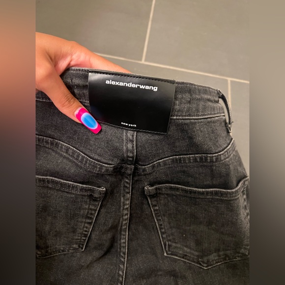 Alexander Wang grey high rise flex pants - Picture 6 of 7